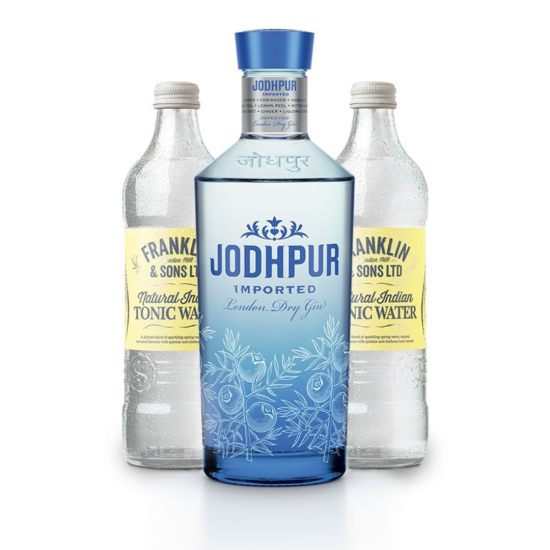 Jodhpur Gin 43 % 0,7 L + 2...