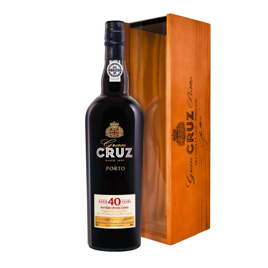 Gran Cruz Porto 40 yrs 20% 0,75 L, prémiové portské víno