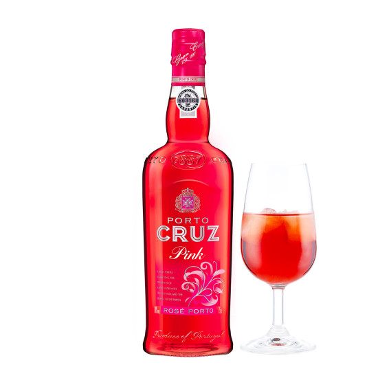 Cruz Pink Porto 19% 0,75 L, růžové portské víno