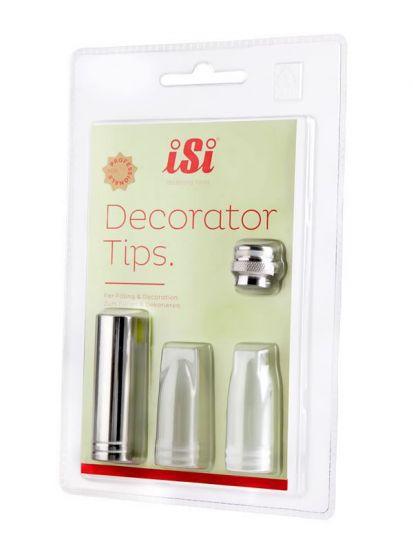 Decorator Tips - 1 adapter + 3 dekorační nástavce - 2