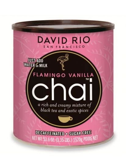 David Rio Flamingo Vanilla Sugarfree Chai - bez kofeinu a cukru - gastro dóza 1520 g - 1