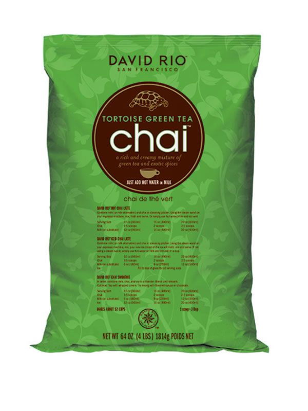 David Rio Tortoise Green Chai - Gastro náplň / vak 1814 g - 1