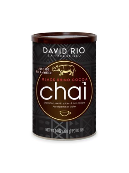 David Rio Black Rhino Cocoa Chai - dóza 398 g + bateriový napěňovač mléka jako DÁREK - 2