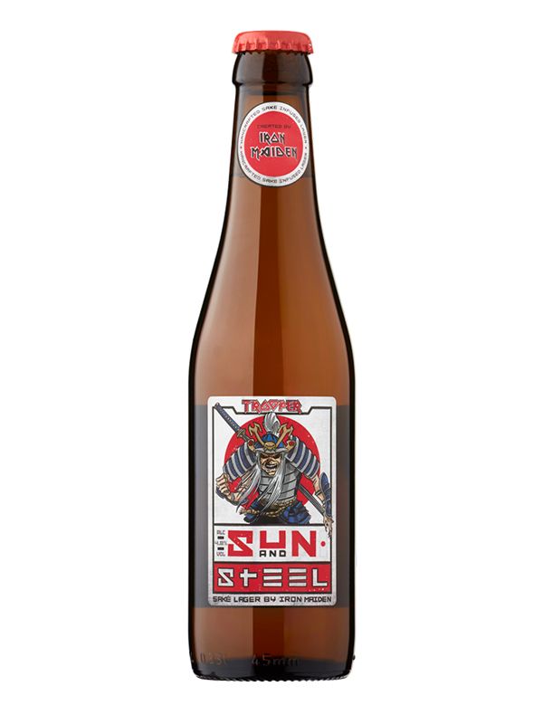 Iron Maiden's Sun and Steel Sake lager 4,8% - 0,33 L - 1 Iron Maiden's Sun and Steel Sake lager 4,8% - 0,33 L - 1