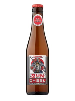 Iron Maiden's Sun and Steel Sake lager 4,8% - 0,33 L - 1
